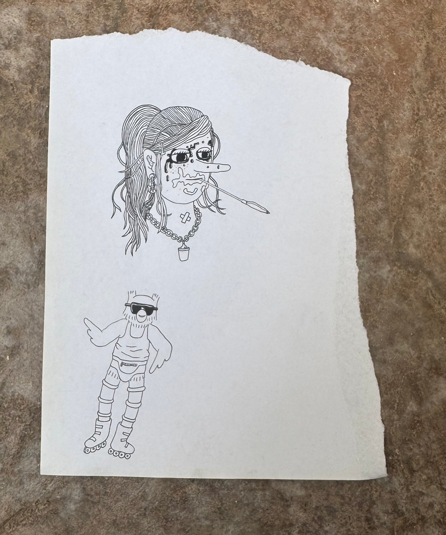 TOUR POSTER DRAWINGS