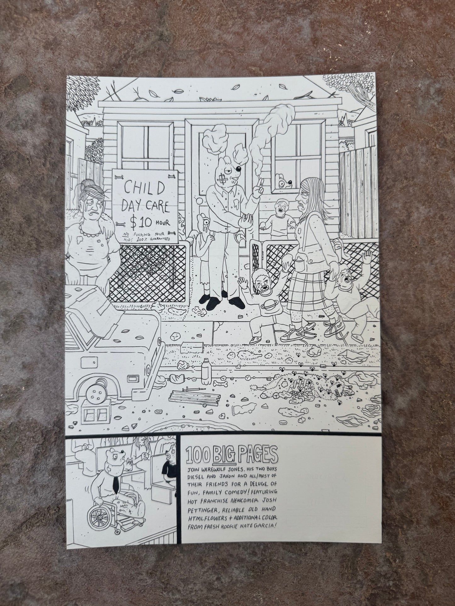 WEREWOLF JONES AND SONS DELUXE SUMMER FUN ANNUAL BACK COVER