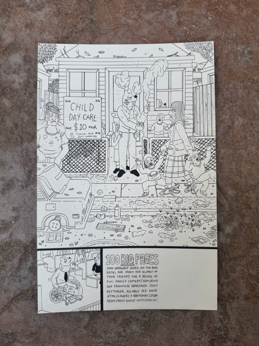 WEREWOLF JONES AND SONS DELUXE SUMMER FUN ANNUAL BACK COVER