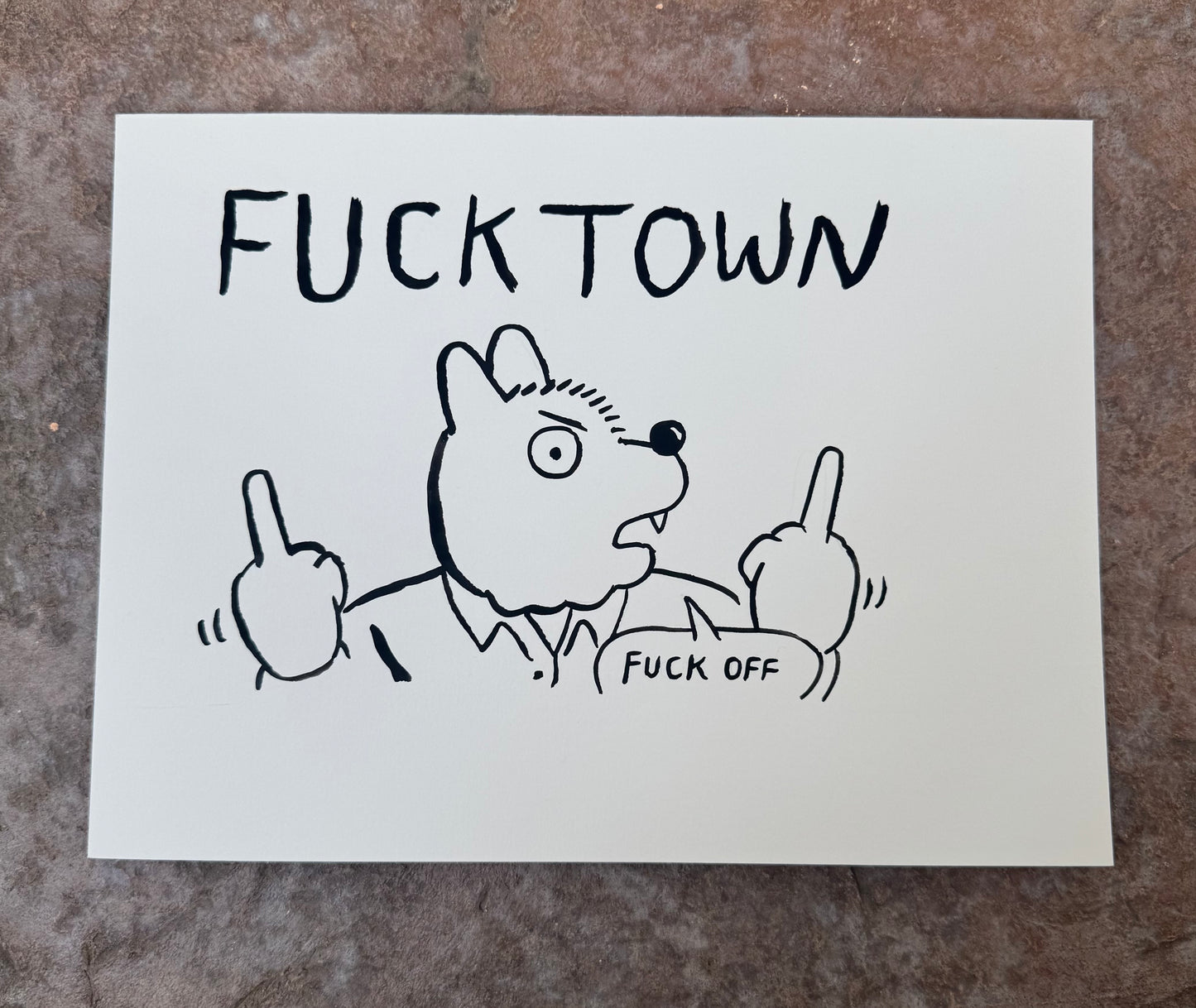 FUCKTOWN FLAG