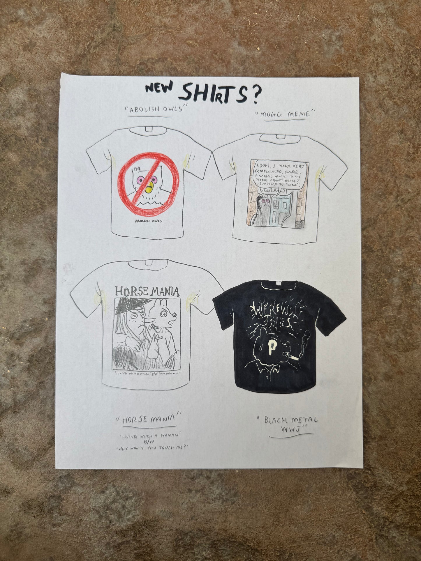 NEW SHIRTS?