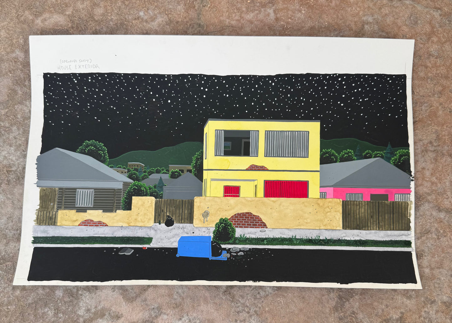 HOUSE EXTERIOR TV BACKGROUND